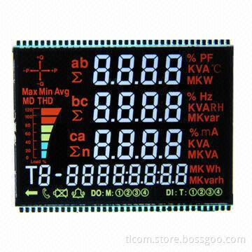 VATN Meter LCD Screen with White LED Backlit, Three-color Silk-print